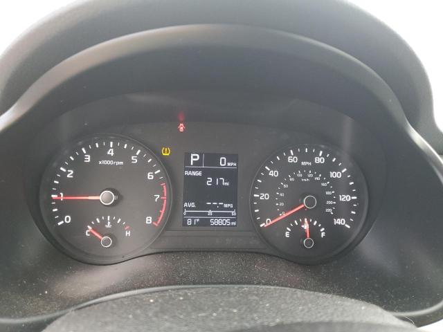 3KPA24AD5LE347505 - 2020 KIA RIO LX SILVER photo 9