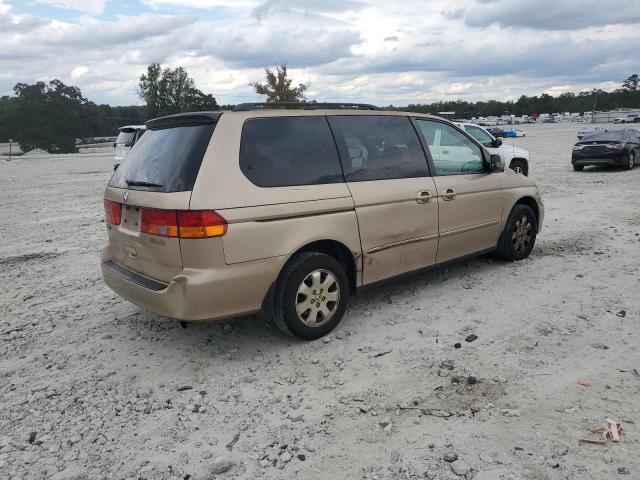2HKRL189X2H586400 - 2002 HONDA ODYSSEY EXL 金色 照片 3
