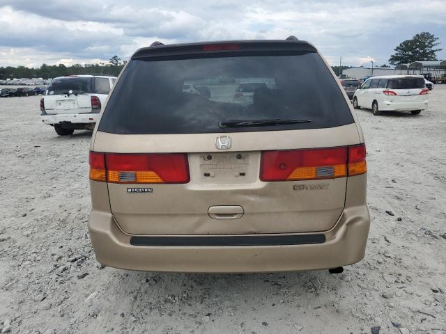 2HKRL189X2H586400 - 2002 HONDA ODYSSEY EXL 金色 照片 6
