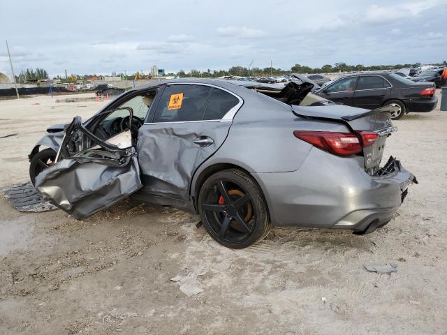 JN1EV7AR0JM445347 - 2018 INFINITI Q50 LUXE GRAY photo 2