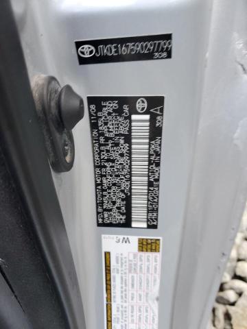 JTKDE167590297799 - 2009 TOYOTA SCION TC Argent photo 12