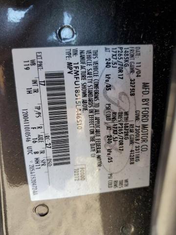 1FMFU18515LA46510 - 2005 FORD EXPEDITION EDDIE BAUER 双色 照片 13