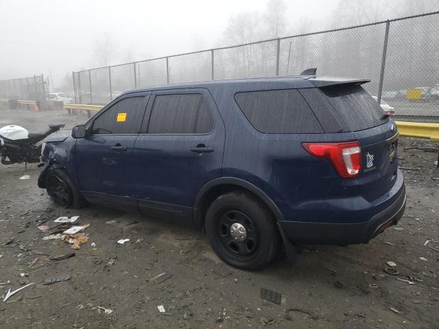 1FM5K8AR6GGB76866 - 2016 FORD EXPLORER POLICE INTERCEPTOR 蓝色 照片 2