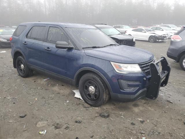 1FM5K8AR6GGB76866 - 2016 FORD EXPLORER POLICE INTERCEPTOR 蓝色 照片 4