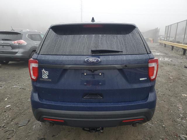 1FM5K8AR6GGB76866 - 2016 FORD EXPLORER POLICE INTERCEPTOR 蓝色 照片 6
