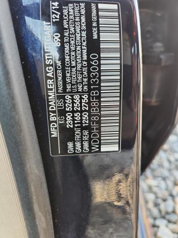 WDDHF8JB8FB133060 - 2015 MERCEDES-BENZ E 350 4MATIC BLACK photo 12