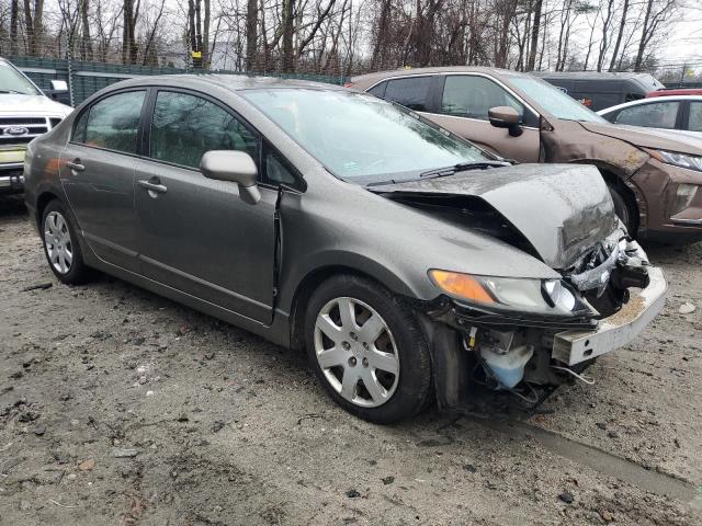 2HGFA16557H501330 - 2007 HONDA CIVIC LX GRAY photo 4