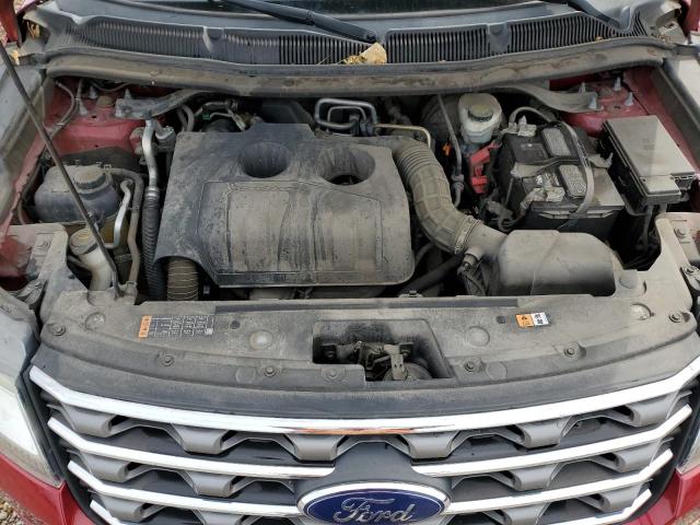 1FM5K7BH9HGA78609 - 2017 FORD EXPLORER MAROON photo 12