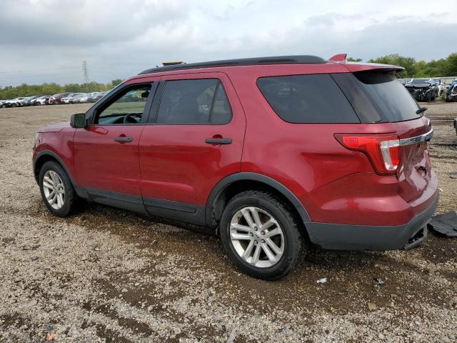 1FM5K7BH9HGA78609 - 2017 FORD EXPLORER MAROON photo 2