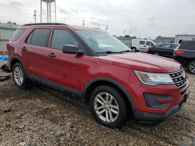1FM5K7BH9HGA78609 - 2017 FORD EXPLORER MAROON photo 4
