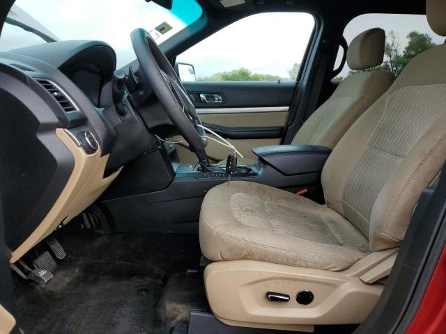1FM5K7BH9HGA78609 - 2017 FORD EXPLORER MAROON photo 7