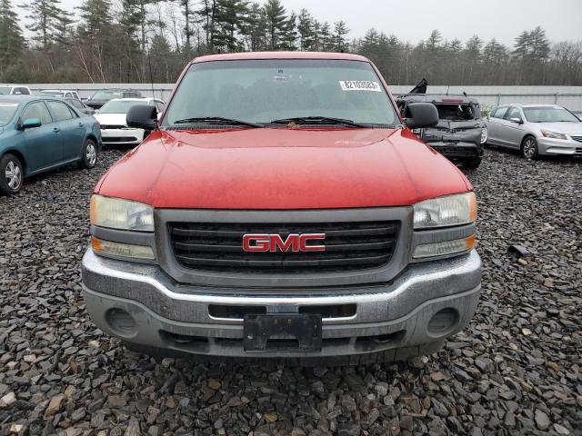 1GTEK14V15Z343706 - 2005 GMC NEW SIERRA K1500 RED photo 5