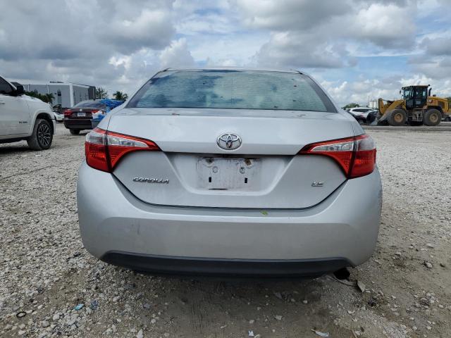 2T1BURHE6GC682626 - 2016 TOYOTA COROLLA L Gümüş fotoğraf 6