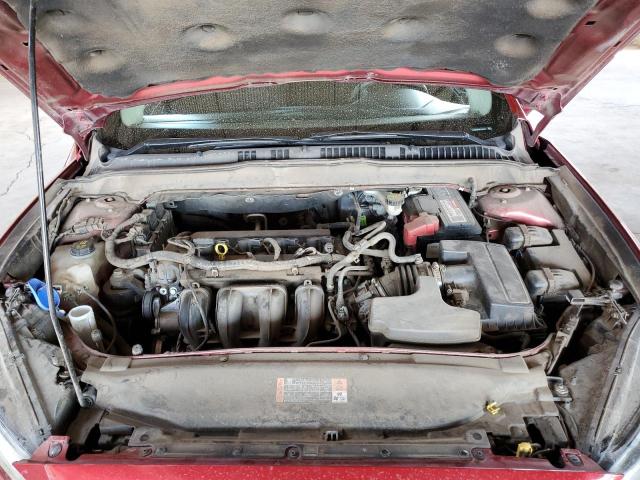 1FA6P0H73F5128919 - 2015 FORD FUSION SE Tünd qırmızı foto 11