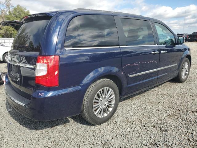2C4RC1CG2ER236918 - 2014 CHRYSLER TOWN & COU TOURING L BLUE photo 3