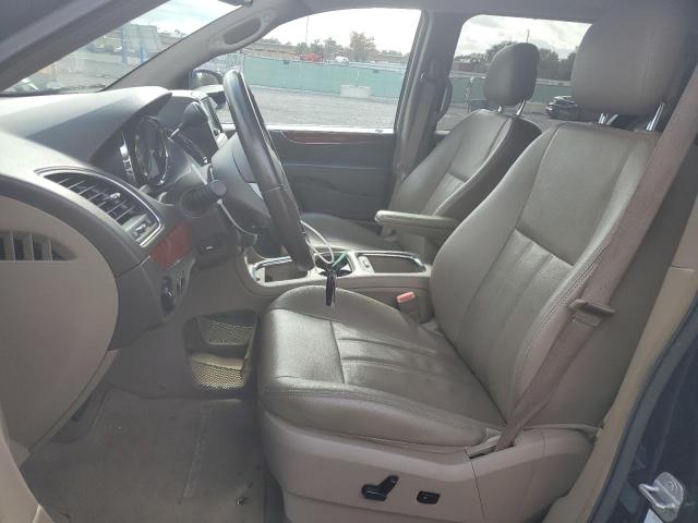 2C4RC1CG2ER236918 - 2014 CHRYSLER TOWN & COU TOURING L BLUE photo 7