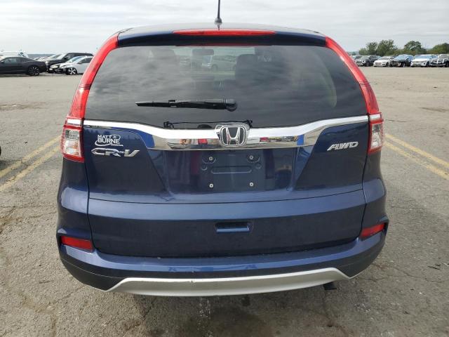 2HKRM4H52GH646141 - 2016 HONDA CR-V EX BLUE photo 6