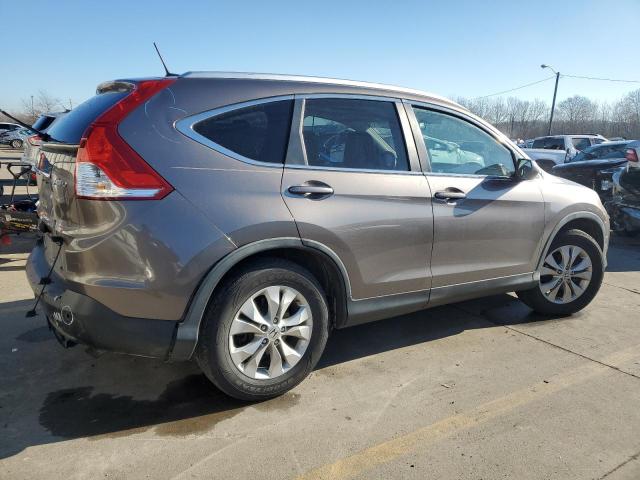 5J6RM4H78CL073506 - 2012 HONDA CR-V EXL TAN photo 3