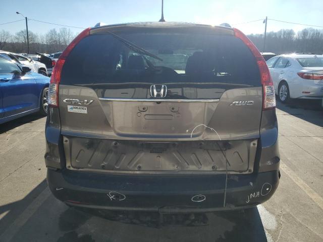 5J6RM4H78CL073506 - 2012 HONDA CR-V EXL TAN photo 6