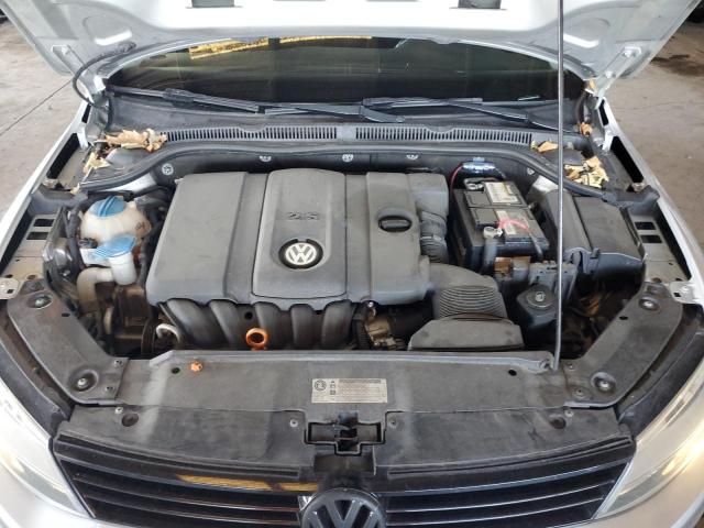3VWDP7AJ4CM301429 - 2012 VOLKSWAGEN JETTA SE Արծաթագույն լուսանկար 11