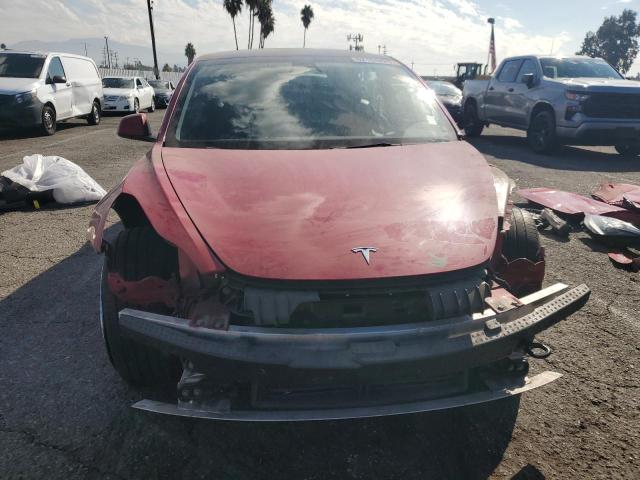 5YJ3E1EB3NF190352 - 2022 TESLA MODEL 3 Կարմիր լուսանկար 5