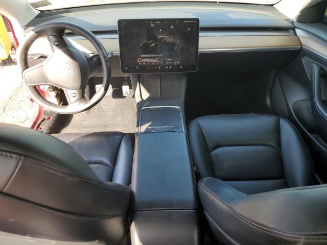 5YJ3E1EB3NF190352 - 2022 TESLA MODEL 3 Կարմիր լուսանկար 8