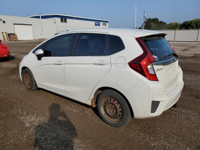 3HGGK5G77GM101408 - 2016 HONDA FIT EX WHITE photo 2