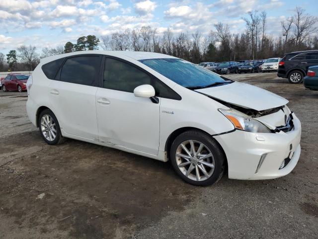 JTDZN3EUXD3213385 - 2013 TOYOTA PRIUS V WHITE photo 4