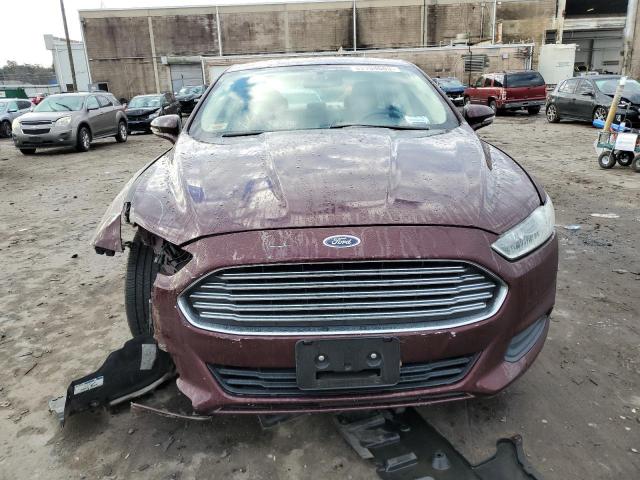 3FA6P0LU0DR338563 - 2013 FORD FUSION SE HYBRID BURGUNDY photo 5