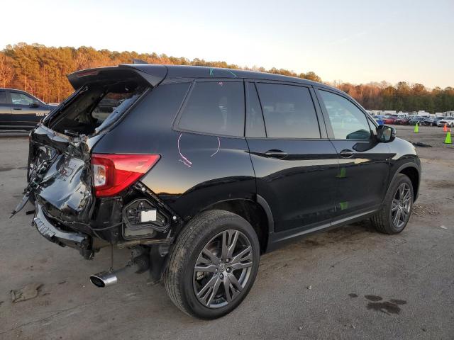 5FNYF8H53MB037440 - 2021 HONDA PASSPORT EXL BLACK photo 3