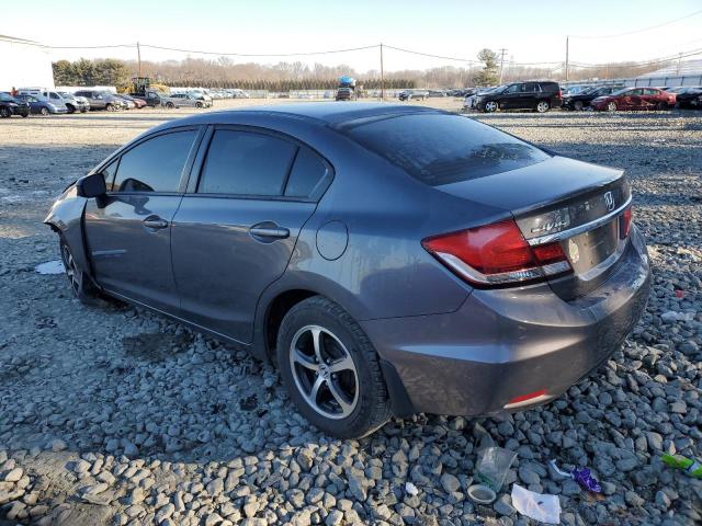 19XFB2F72FE265684 - 2015 HONDA CIVIC SE GRAY photo 2