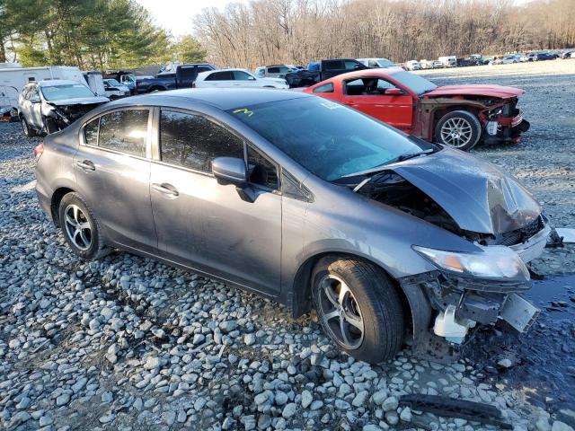 19XFB2F72FE265684 - 2015 HONDA CIVIC SE GRAY photo 4