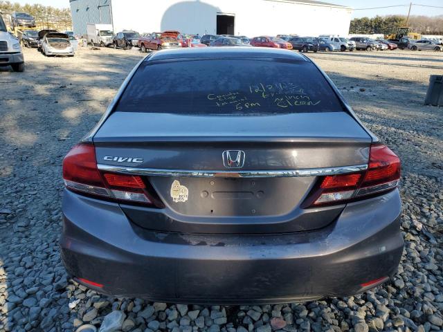 19XFB2F72FE265684 - 2015 HONDA CIVIC SE GRAY photo 6