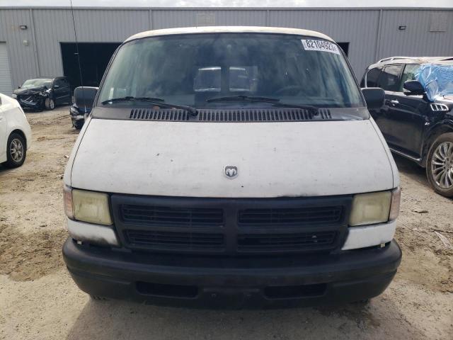 2B7HB21X6SK547652 - 1995 DODGE RAM VAN B2500 WHITE photo 5