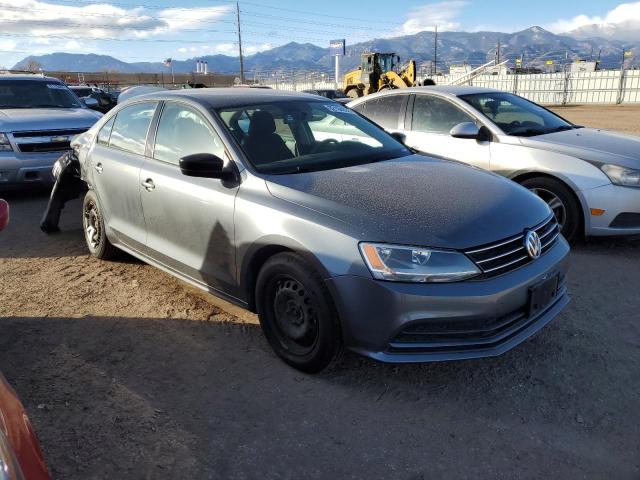 3VW267AJ2GM345476 - 2016 VOLKSWAGEN JETTA S GRAY photo 4