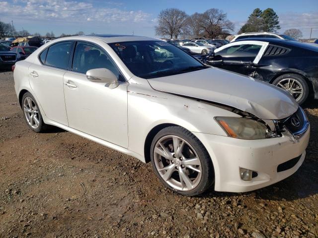 JTHBK262X95106218 - 2009 LEXUS IS 250 WHITE photo 4