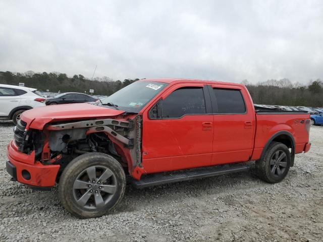 1FTFW1EF3EFC59078 - 2014 FORD F150 SUPERCREW RED photo 1