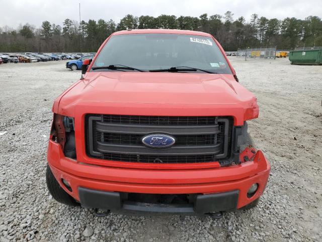1FTFW1EF3EFC59078 - 2014 FORD F150 SUPERCREW RED photo 5