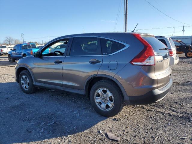 5J6RM3H34CL032314 - 2012 HONDA CR-V LX GRAY photo 2