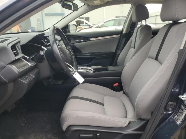 JHMFC1F34KX007986 - 2019 HONDA CIVIC EX BLUE photo 7