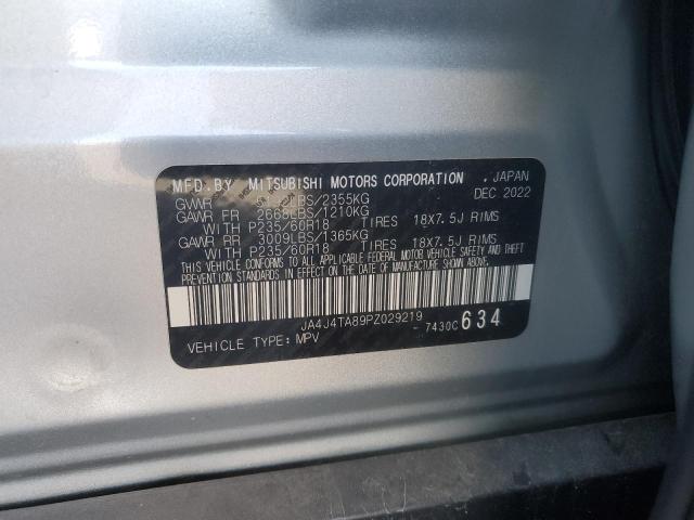JA4J4TA89PZ029219 - 2023 MITSUBISHI OUTLANDER ES 银色 照片 13