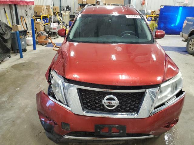 5N1AR2MMXGC601875 - 2016 NISSAN PATHFINDER S Красный фото 5