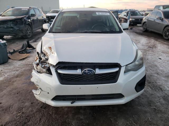 JF1GPAA62D2882730 - 2013 SUBARU IMPREZA WHITE photo 5