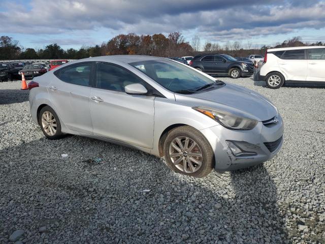 5NPDH4AE6EH455165 - 2014 HYUNDAI ELANTRA SE SILVER photo 4