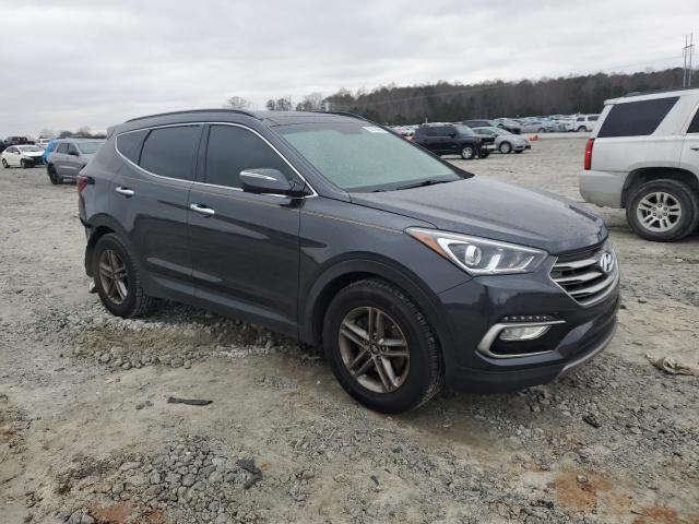 5XYZU3LBXHG495596 - 2017 HYUNDAI SANTA FE S GRAY photo 4