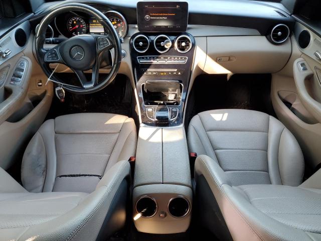 55SWF4KBXGU171119 - 2016 MERCEDES-BENZ C 300 4MATIC BLACK photo 8