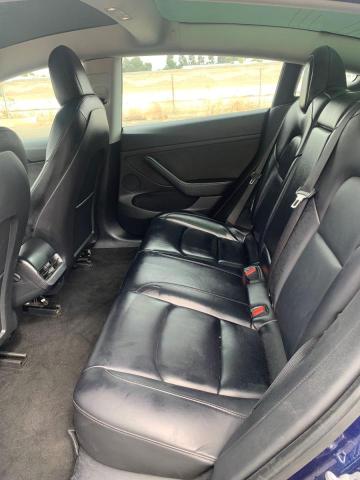 5YJ3E1EA6NF371937 - 2022 TESL MODEL 3 BLUE photo 6