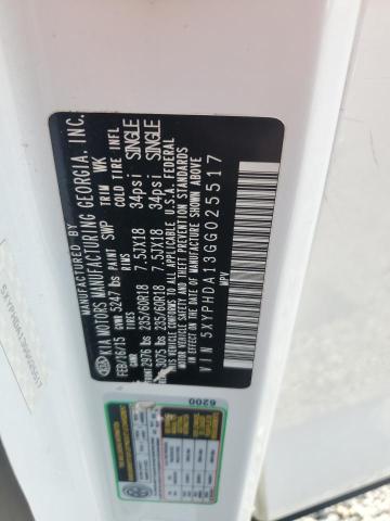 5XYPHDA13GG025517 - 2016 KIA SORENTO EX Ağ foto 13