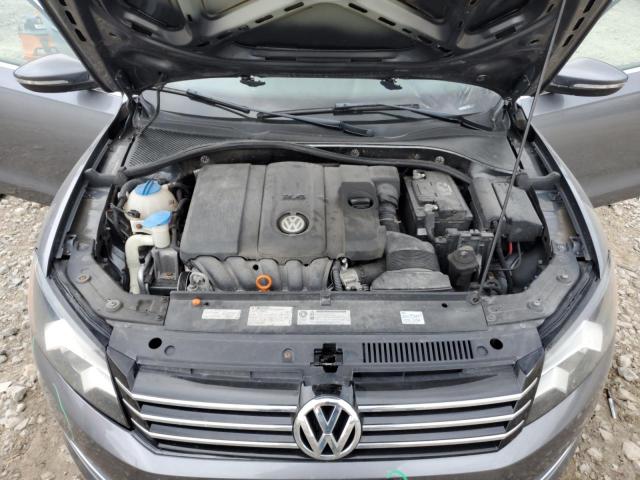 1VWBP7A38CC011754 - 2012 VOLKSWAGEN PASSAT SE SILVER photo 11