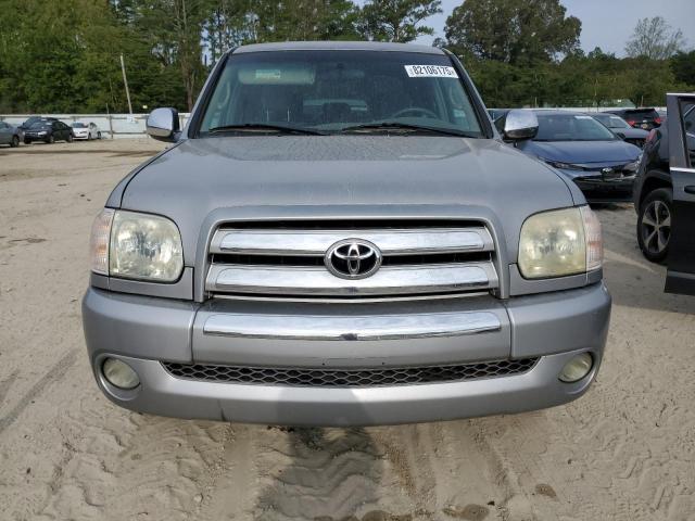 5TBET341X5S473421 - 2005 TOYOTA TUNDRA DOUBLE CAB SR5 SILVER photo 5